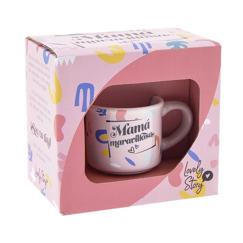 Taza Mini 50 Ml Mamá Maravillosa Ideal para Regalo