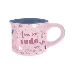 Taza Mini 50 Ml Voy Con Todo Ideal para Regalo
