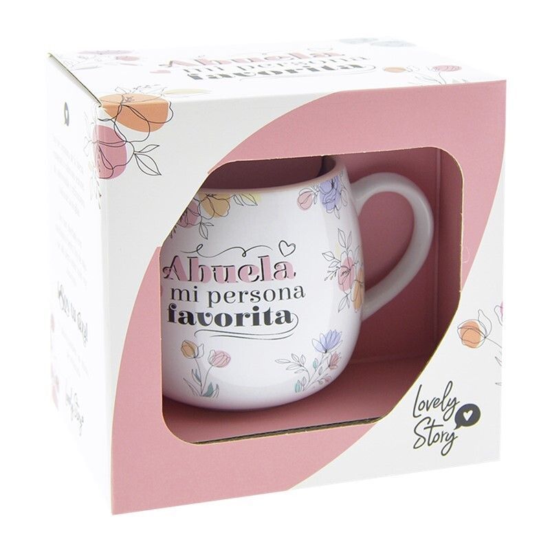 Taza Ovalada 400 Ml Abuela, Mi Persona Favorita Ideal para Regalo