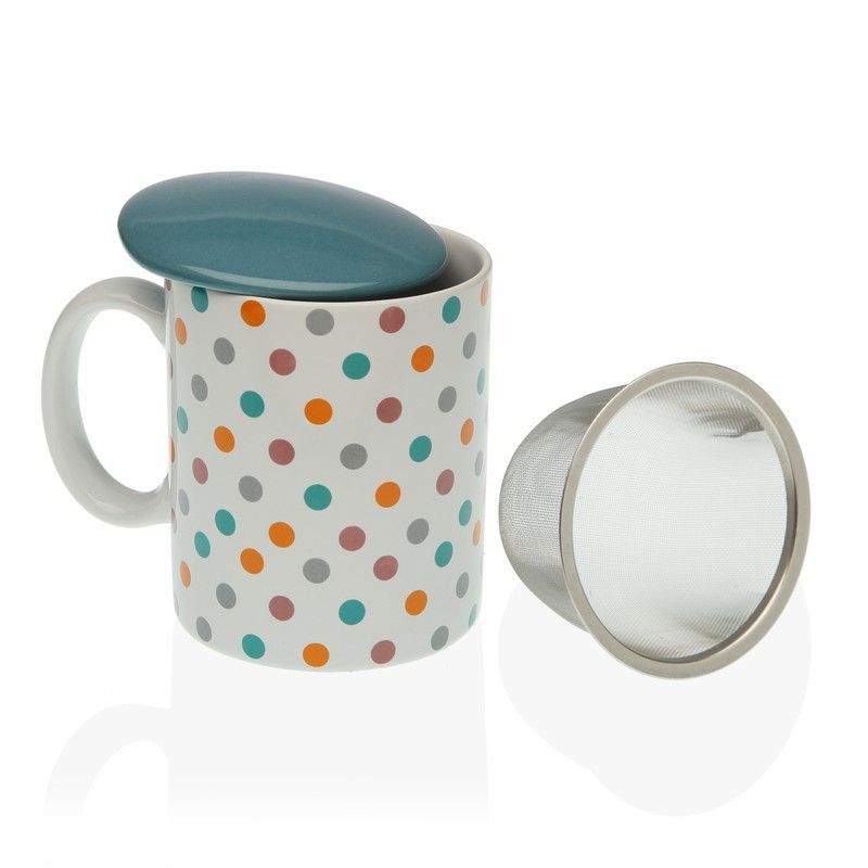 Taza para Infusiones con Filtro Springdots