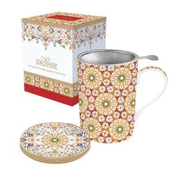 Taza para Infusiones y Té con filtro en Porcelana Easy Life Mos2
