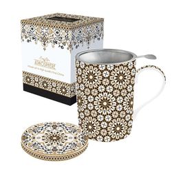 Taza para Infusiones y Té con filtro en Porcelana Easy Life Mos3
