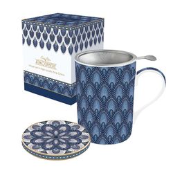 Taza para Infusiones y Té con filtro en Porcelana Easy Life Mos5