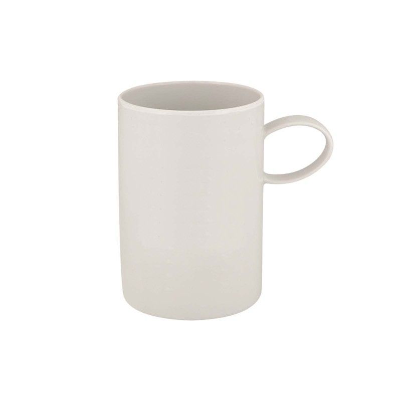Taza porcelana Domo Whité, 11,4x7,7x11,2 cm