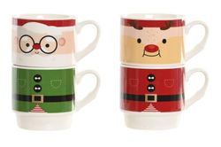 Taza Set 2 Navidad Ideal Regalo 365Ml