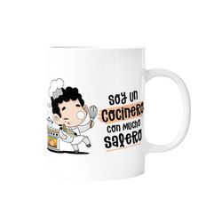 Taza Soy Un Cocinero Con Mucho Salero Ideal para Regalo