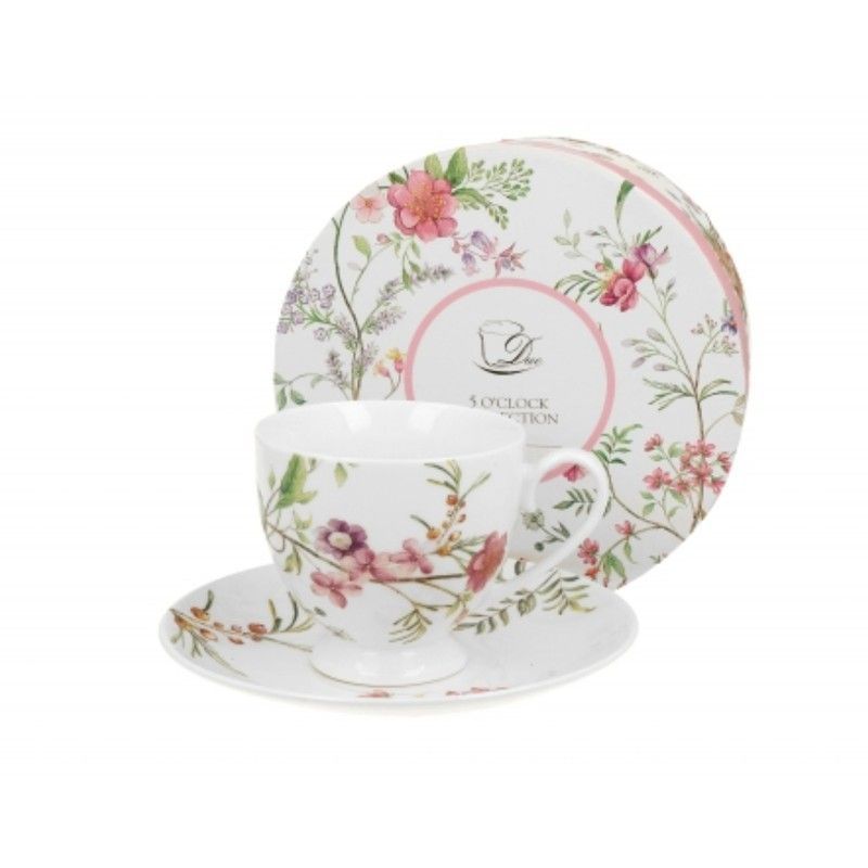 Taza Te C/Plato Indira Porcelana para Té e Infusion