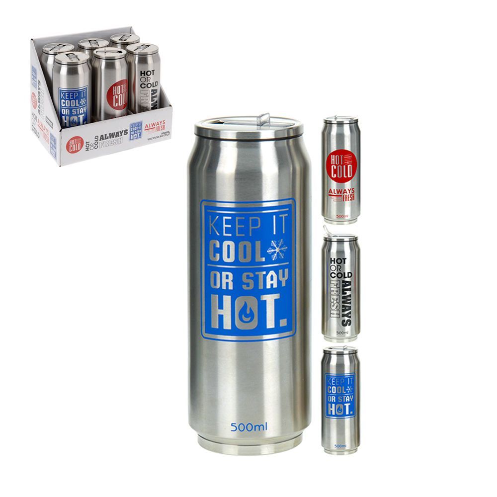 Taza Térmica Modelo Lata Con Boquilla 500 Ml Modelos Surtidos