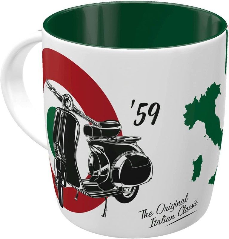 Taza Vespa The Italian Classic Retro Vintage