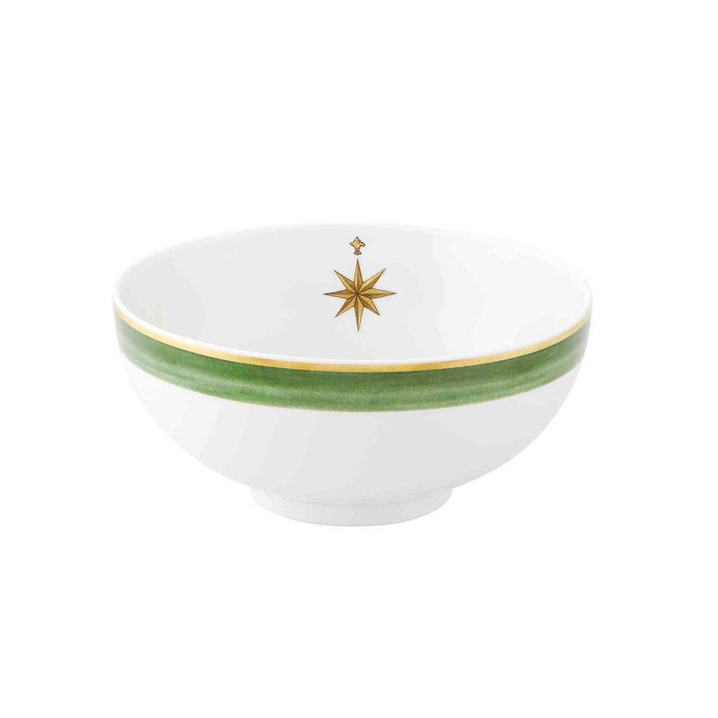 Tazón de sopa porcelana Amazónia, Ø14x6,5 cm