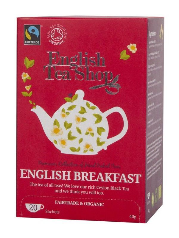 Té bio english breakfast 40g english tea shop