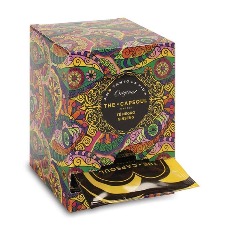Té negro ginseng pirámides the capsoul