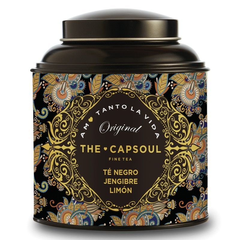 Té negro jengibre limón granel the capsoul