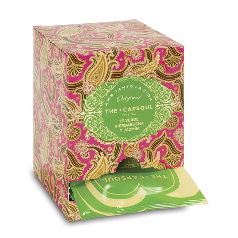 Té verde hierbabuena jazmn pirámides the capsoul