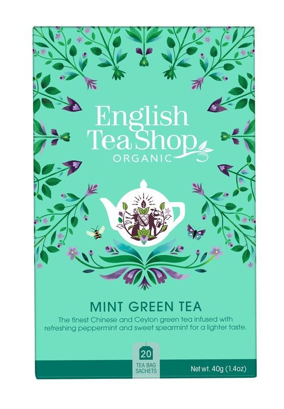 Te verde menta english tea shop 40 grs
