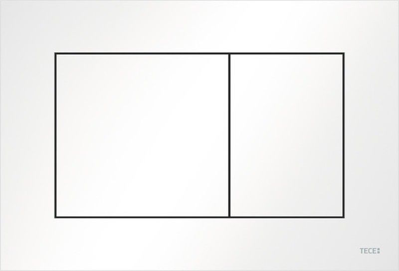 Tece Now Pulsador blanco para cisterna empotrada TECE9240405