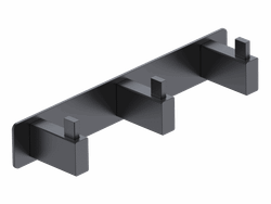 Technic Percha Triple Negro Mate Medimex