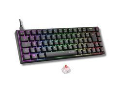 Teclado gaming the g-lab keyz-titan-b/sp mecanico negro