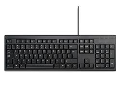 Teclado kensington kb100 eq con cable 2400 dpi usb-a color negro