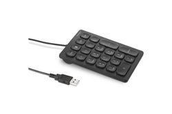 Teclado numérico Kensington con cable, negro
