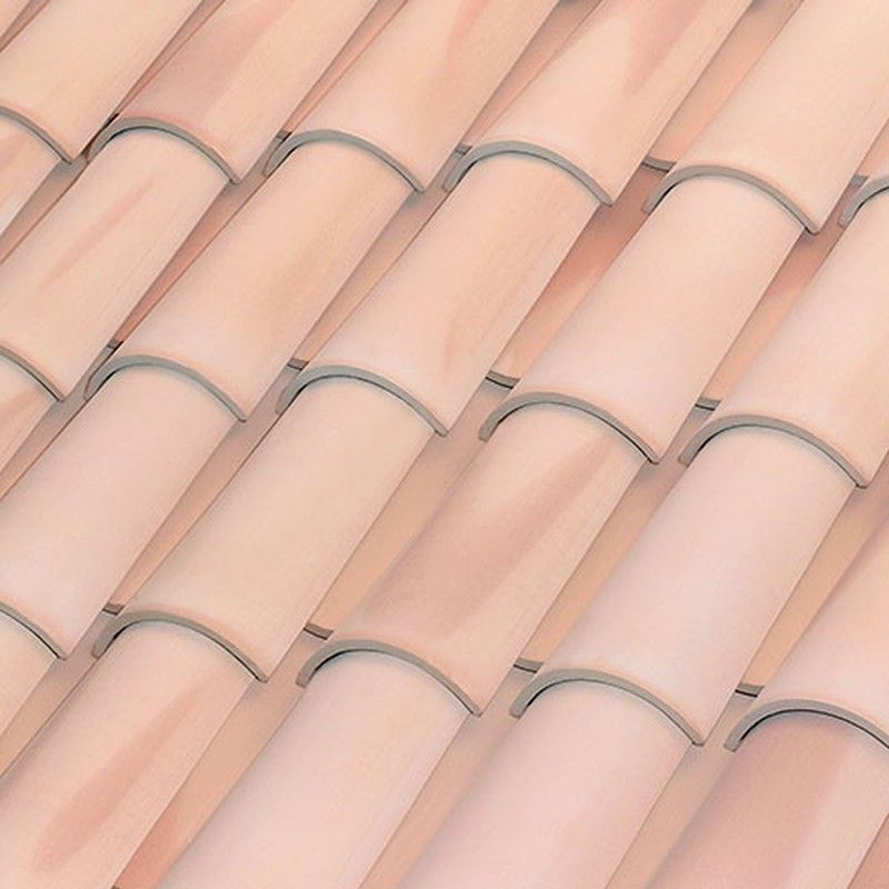 Teja curva C40.19 Blanca Jaspeada Nature Tejas Borja