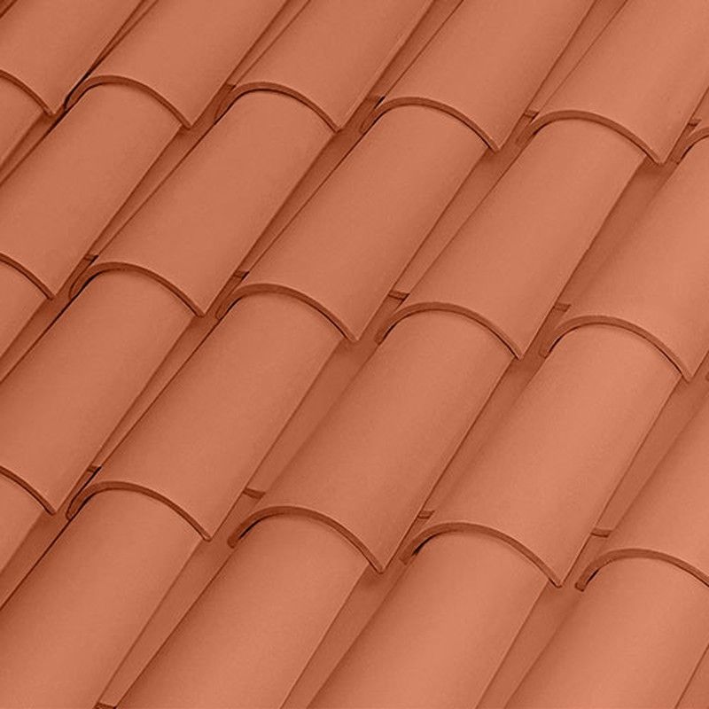 Teja curva C40.19 Roja Tejas Borja