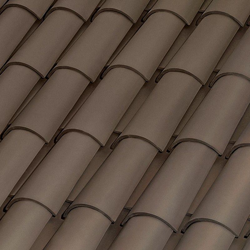 Teja curva C50.21 Marrón Nature Tejas Borja