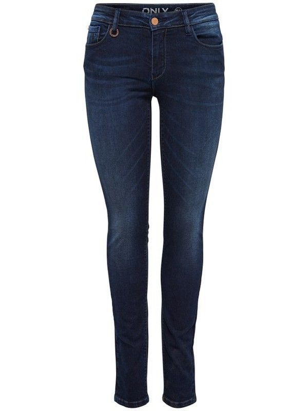 Tejana 5 bolsillos envejecido Only Dark Blue