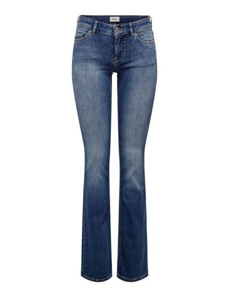 Tejano 5 bolsillos acampanado Only Medium Blue