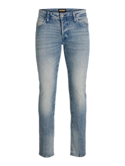 Tejano 5 bolsillos con efecto desgastado Jack & Jones Blue Denim