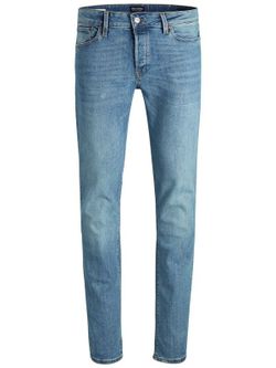 Tejano 5 bolsillos elástico desgastado Jack & Jones Blue Denim