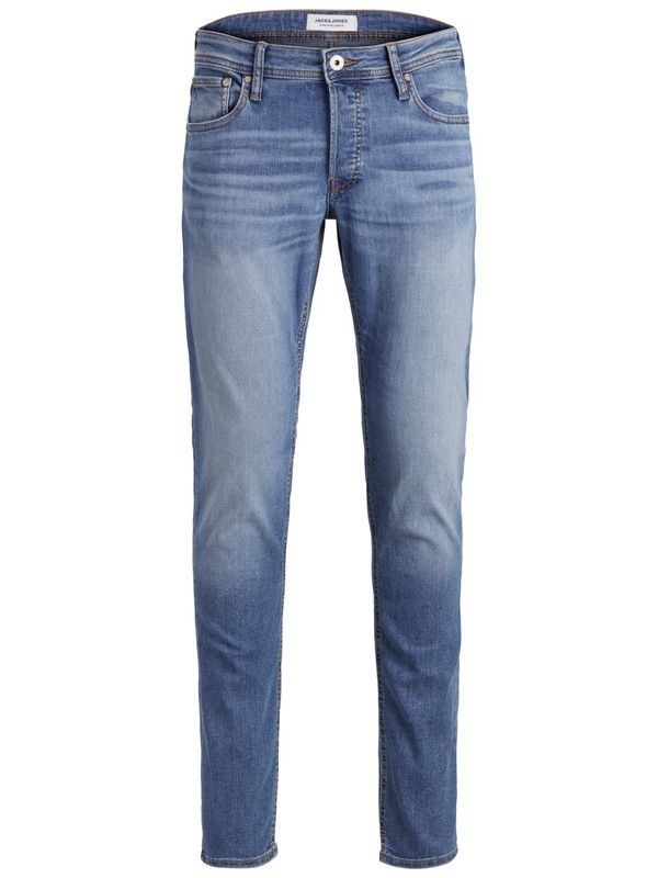 Tejano 5 bolsillos elástico desgastado Jack & Jones Blue Denim