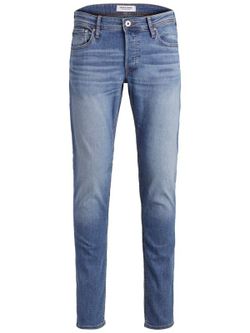 Tejano 5 bolsillos elástico desgastado Jack & Jones Blue Denim