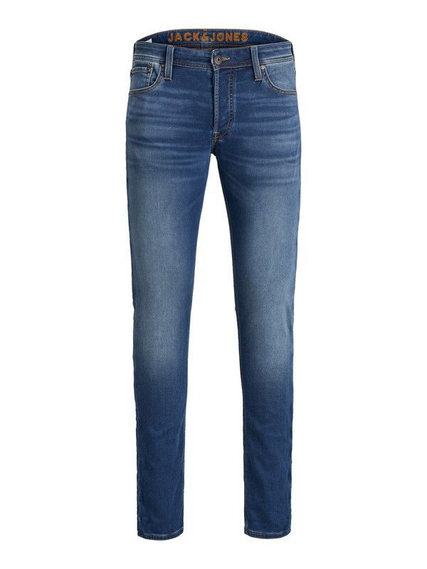 Tejano 5 bolsillos elástico desgastado Jack & Jones Blue Denim