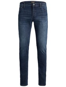 Tejano 5 bolsillos elástico oscuro Jack & Jones Blue Denim