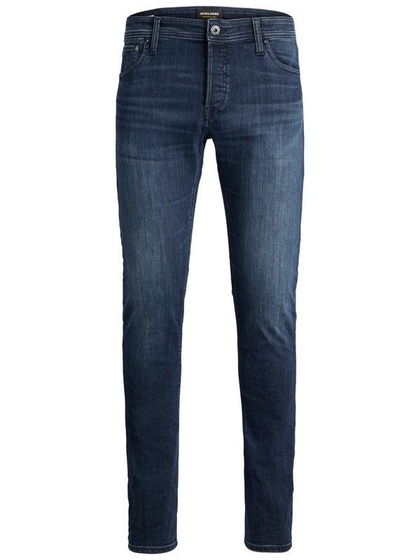 Tejano 5 bolsillos elástico oscuro Jack & Jones Blue Denim