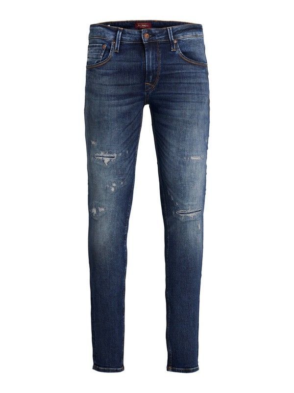 Tejano 5 bolsillos elástico "skinny" Jack & Jones Blue Denim