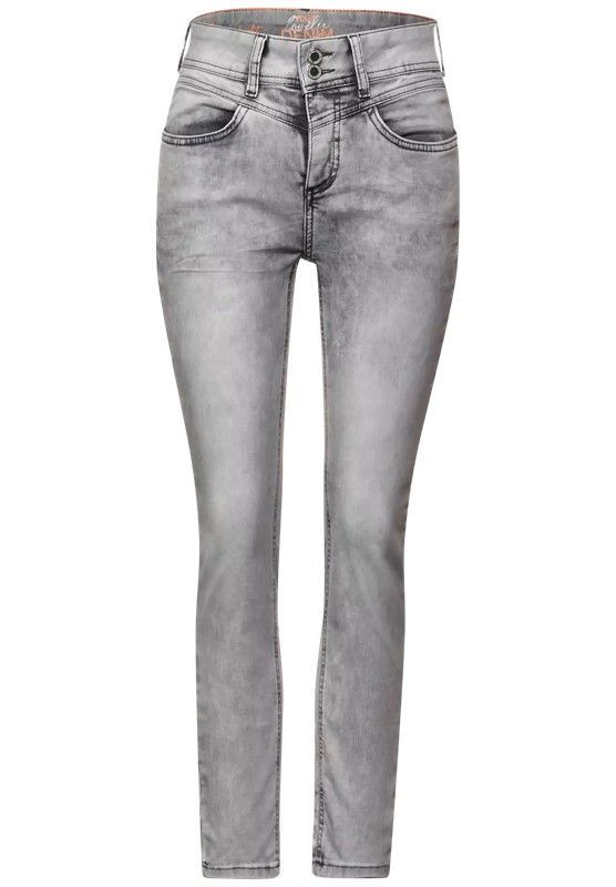 Tejano 5 bolsillos gris desgastado Street One Light Grey Mela