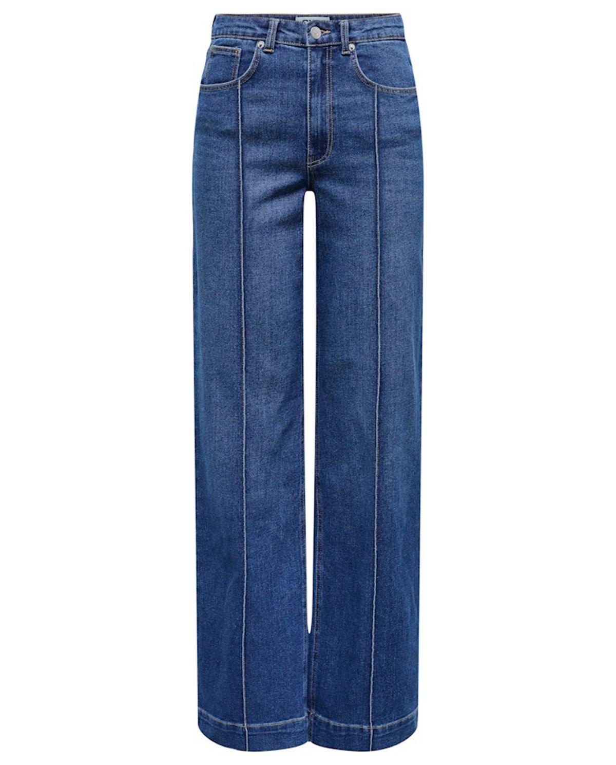 Tejano 5 bolsillos HW con repunte Only Medium Blue