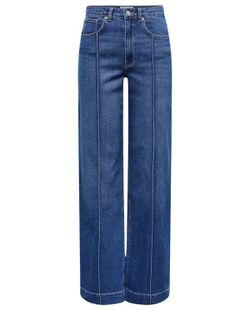 Tejano 5 bolsillos HW con repunte Only Medium Blue