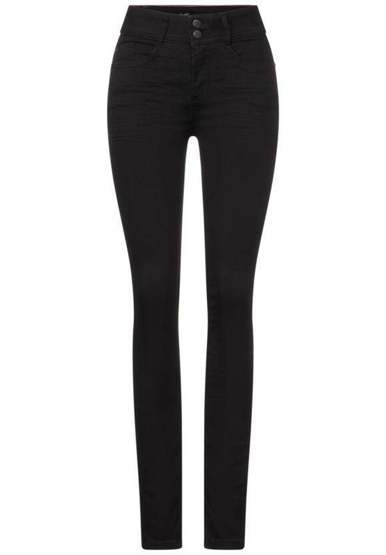 Tejano 5 bolsillos HW skinny Street One Black