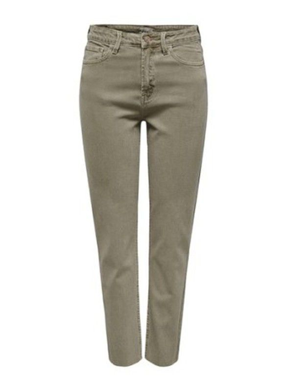 Tejano 5 bolsillos HW tobillero Only True Sand