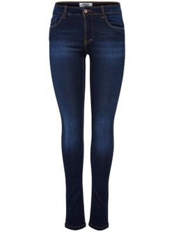 Tejano básico elástico desgastado Only Dark Blue