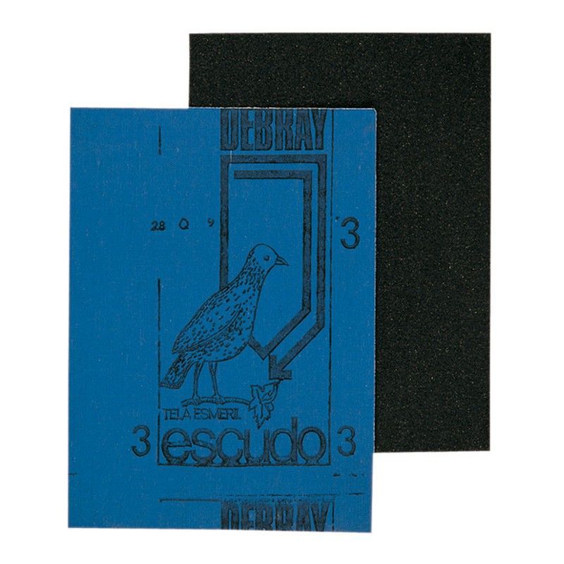 Tela esmeril Escudos Abrasivo Tela Esmeril Azul Nº3