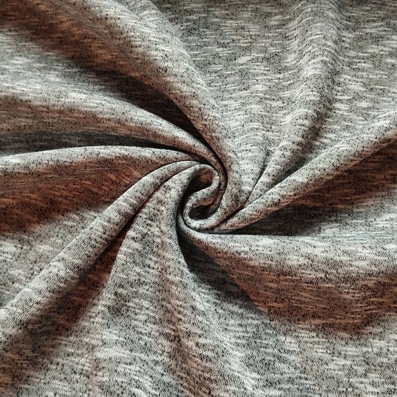 Tela Felpa Gris Jaspeado Oscuro 260g/m² ancho 180cm