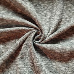 Tela Felpa Gris Jaspeado Oscuro 260g/m² ancho 180cm