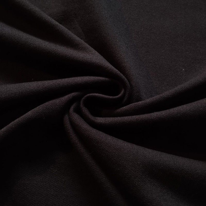Tela Felpa Negra 270g para sudaderas. Ancho 165 cm