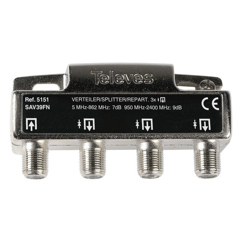 Televes 5151, Distribuidor TV 3 salidas