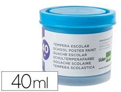 Tempera Liderpapel Escolar 40 Ml Azul