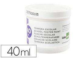 Tempera Liderpapel Escolar 40 Ml Blanco